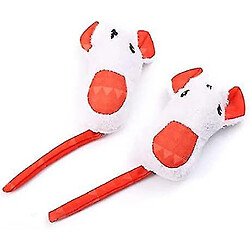 Peluche de Jouet de Souris de Chat: Jouet à Mâcher Pour Animaux de Compagnie Doux Rempli d'Herbe à Chat Portable Jouet de Jeu de Chaton