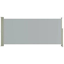 Maison Chic Auvent latéral rétractable de balcon | Store extérieur | Auvent solaire de patio 140x300 cm Gris -GKD87042