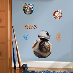 Thedecofactory STAR WARS EP VII DROIDE BB-8 - Stickers repositionnables droïde BB-8, Star Wars Episode VII 49x30