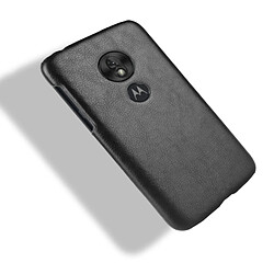 Acheter Wewoo Coque antichoc Litchi Texture PC + PU pour Motorola Moto G7 Play (Noir)