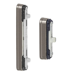 Avizar Clappio Bouton Power et Volume pour Samsung Galaxy S24 Ultra Gris