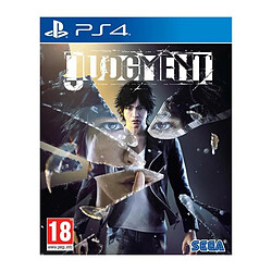 Sega Judgment Jeu PS4