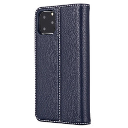 Avis Wewoo Coque Pour iPhone 11 Pro GEBEI PU + TPU Etui de protection à rabat avec support et fentes cartes Bleu