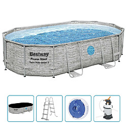 Bestway Ensemble de piscine Power Steel 488x305x107 cm