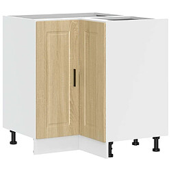 vidaXL Armoire d'angle de cuisine Porto chêne sonoma bois d'ingénierie