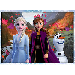 Nathan Puzzle 100 p - un monde magique / disney la reine des neiges 2