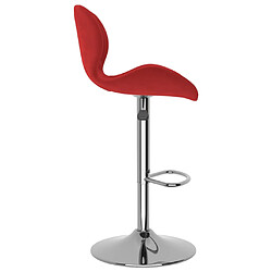 Acheter vidaXL Tabourets de bar lot de 2 rouge bordeaux velours