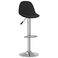 vidaXL Tabourets de bar lot de 2 noir tissu