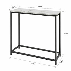 SoBuy FSB29-Sch Table Console Table d'Appoint Bout de Canapé Table d’Entrée pas cher