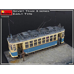 Mini Art Maquette Train Soviet Tram X-series. Early Type