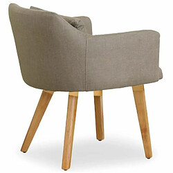 Paris Prix Lot de 20 Fauteuils Design Alan 70cm Taupe pas cher