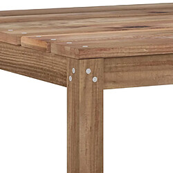 Acheter vidaXL Tables palette de jardin 2pcs 60x60x36,5cm Bois de pin imprégné