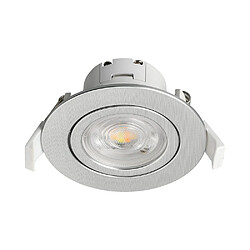 Avis BRAYTRON Spot LED encastrable 3en1 rond Alu 7W IP20