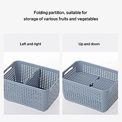 Acheter Universal Boîte de rangement en plastique pour la cuisine Boîte de rangement frais Réfrigérateur Fruits et légumes Drainage Boissons Cuisine Conteneurs alimentaires Boîte de rangement | Boîtes de rangement (bleu)