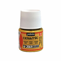 Pebeo Peinture céramique et multi-surfaces - Jaune clair - 45 ml