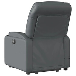 Acheter Maison Chic Fauteuil Relax pour salon, Fauteuil inclinable de massage Gris Similicuir -GKD28702