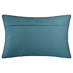 Atmosphera, Createur D'Interieur Coussin rectangulaire en coton à motif Otto - 30 x 50 - Bleu Canard