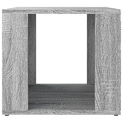 Maison Chic Table de chevet,Table de nuit,Table d'appoint pour salon Sonoma gris 41x40x36 cm Bois d'ingénierie -MN12524 pas cher