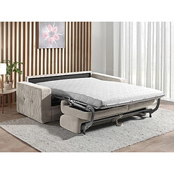 Acheter Lisa Design Sacha - canapé 3 places convertible - couchage quotidien - matelas 12 cm - en velours côtelé