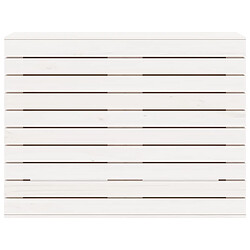 Acheter vidaXL Panier à linge blanc 88,5x44x66 cm bois massif de pin