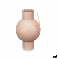 Gift Decor Vase Sphère Sable Acier 15 x 23 x 13 cm (6 Unités)