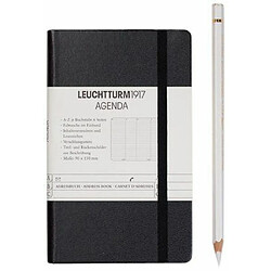 Leuchtturm1917 316927 Carnet d'adresses 1 onglet par lettre Noir - Pocket (A6)