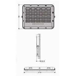 Avis Tradex SOLAIRE LED 100W COLD LIGHT TÉLÉCOMMANDE INDICATEUR DE CHARGE TK08-100W