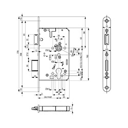 Avis Fp Serrure à mortaiser anti-panique PZ65/72/924rd PAF-BB-2320 DLERmatt