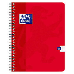 Cahier spirale Oxford Office 17 x 22 cm - grands carreaux - 100 pages pas cher