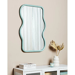 Beliani Miroir RONNET 90 cm Bleu clair