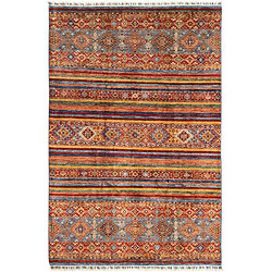 Vidal Tapis de laine 272x177 Bleu Torkman