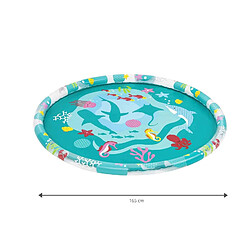 Piscine Tapis Jets d'Eau Bestway Ø165 cm Imprimé Marine Bleu Plus de 3 ans