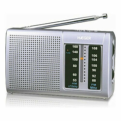 Radio Haeger PR-BIB.001A - Gris