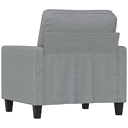 Maison Chic Fauteuil relax,Chaise pour salon Gris clair 60 cm Tissu -MN41298 pas cher