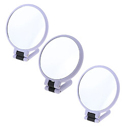 Acheter Miroir De Voyage De Table Pliable à Double Face Grossissant Miroir Grossissant 2X