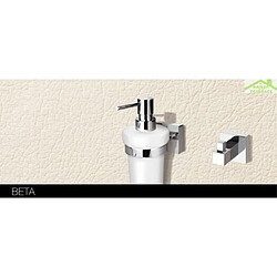 Bemeta - Maison De La Tendance Distributeur de savon liquide BETA en verre 7,5 x18 x10cm / 250ml