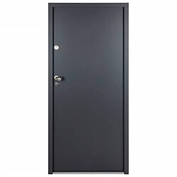 Avis vidaXL Porte d'entrée anthracite 90x200 cm aluminium