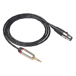 Avis Câble De Connecteur Audio Microphone 3,5 Mm Mâle Vers XLR Femelle 1m