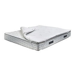 Alter Topper renouvelle matelas en mousse à mémoire de forme, 100% Made in Italy, anti-acarien, hypoallergénique et antibactérien, 120x190h5 cm