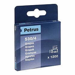 Agrafes Petrus 77512 530/4 mm 1200 Unités