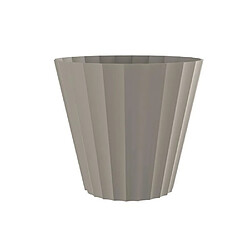 PLASTIKEN Pot Doric Maceta - Ø26 x 23 cm - Ecru