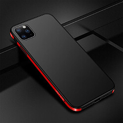 Wewoo Coque Rigide Pour iPhone 11 Pro Cadre en aluminium aviation antichoc + TPU + Étui de protection Rouge