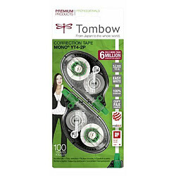 Tombow Mono CT-YT4 Lot de 2 rubans correcteurs