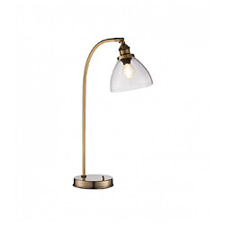 Endon Lampe de table Hansen Acier Plateau en laiton antique