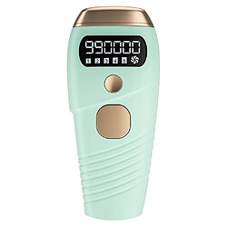 Chrono Épilation au laser IPL avec 999 999 flashs améliorés Épilation au laser à domicile pour femmes et hommes pour les lèvres du visage, les aisselles, les jambes, la ligne de bikini(Vert clair)