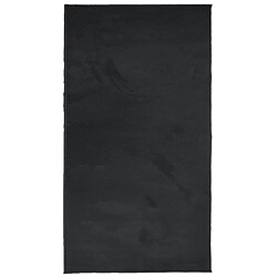 vidaXL Tapis OVIEDO à poils courts noir 60x110 cm