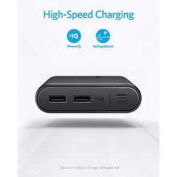 Avis SANAG Powercore 13000Mah Batterie Externe 2 Ports Usb Power Bank Avec Technologies Poweriq & Voltageboost - Batterie Externe Compacte Pour Iphone, Samsung Galaxy Et Plus