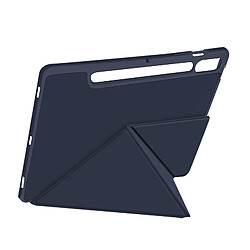 Avizar Étui pour Samsung Tab S9 Plus Clapet Origami Support Différents Angles Bleu Nuit