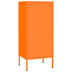 Acheter vidaXL Armoire de rangement Orange 42,5x35x101,5 cm Acier