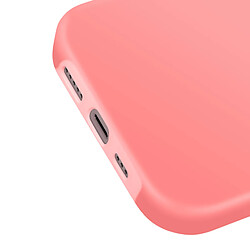 Avizar Coque pour iPhone 16 Antichoc Intérieur Doux Bord Surélevé Corail pas cher